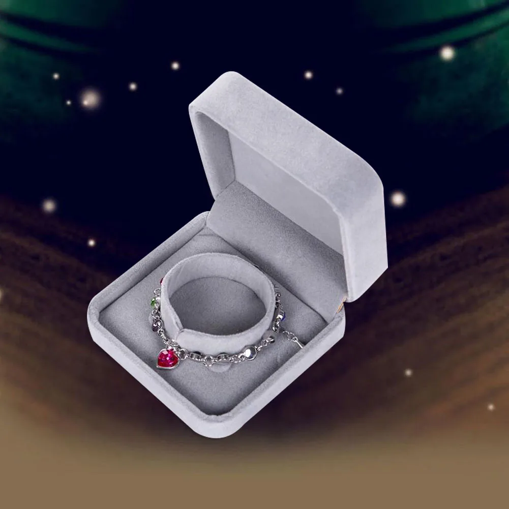 Elegant Square Bracelet Storage Box Bangle Jewelry Holder Gift Packaging Case New | Украшения и аксессуары