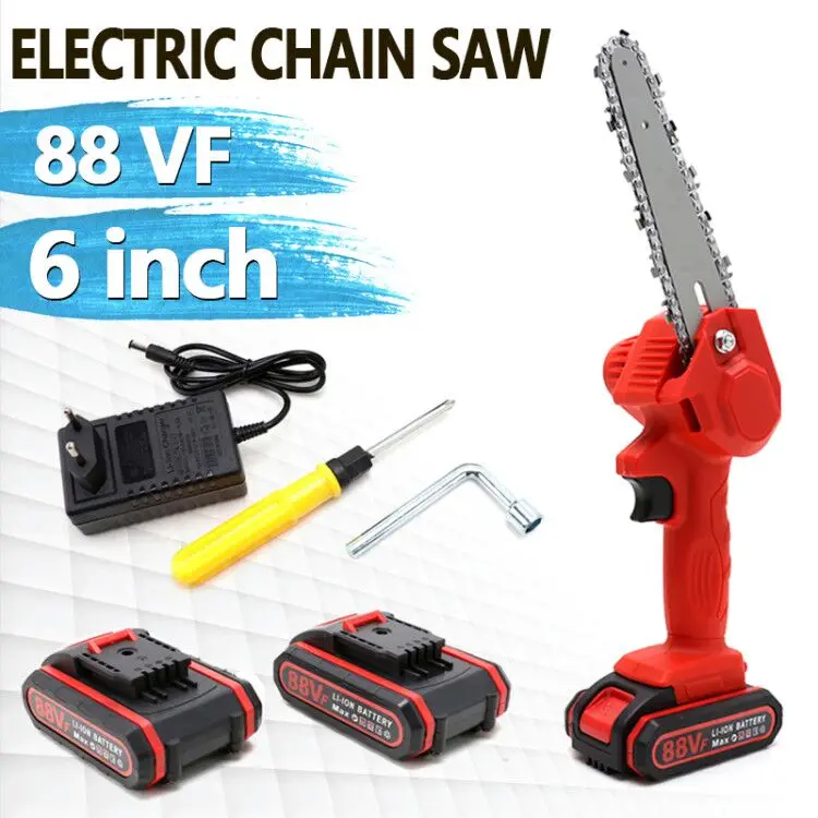 Мини-пила по дереву 88VF1200W 6 дюймов с аккумулятором
