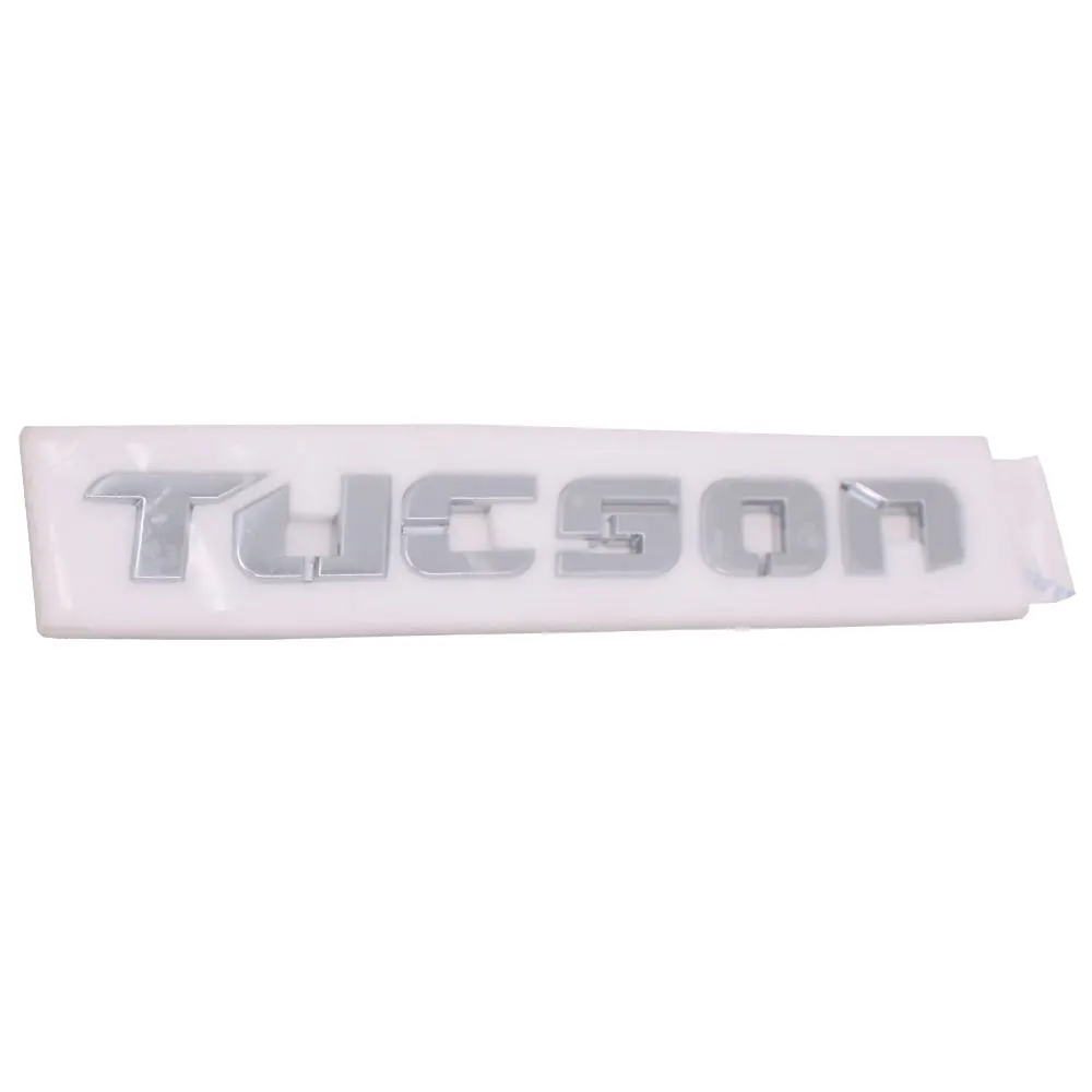 

For Tucson TUCSON 2004-2010 Letters Logo Decal Car Rear Gate Lid Emblem Badge Sticker ABS chrome 863102E000 86310 2E000