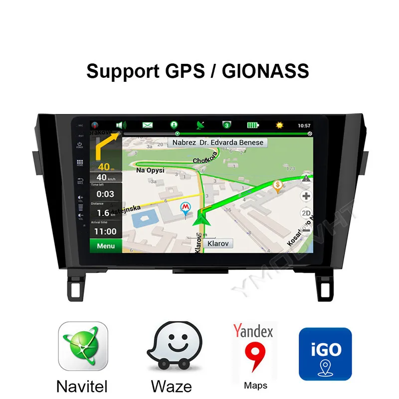 YMODVHT 10 1 дюймов 4 Гб + 64 ГБ Android 9 0 автомобильный DVD-радиоприемник для Nissan X-Trail X Trail T32