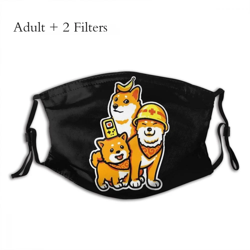 

Забавный дизайн аниме Mascarilla MeMe Dog модная зимняя маска с фильтрами