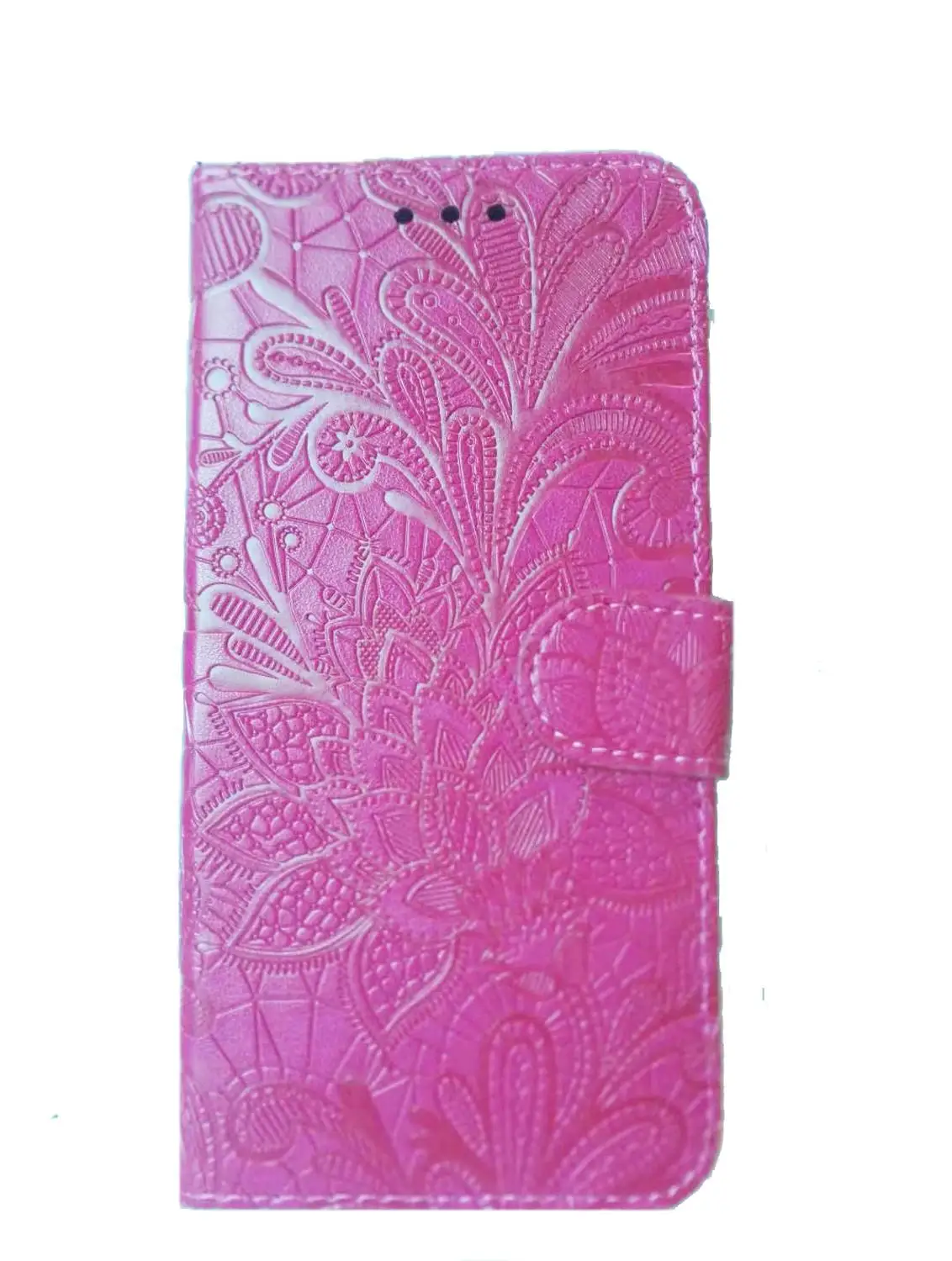 Rose Red Кожаный флип-чехол s Red mi Note 7 M1901F7G M1901F7H, чехол с кружевным и цветочным принтом для Xiao mi Red mi NOTE 7 PRO M1901F7S, бумажник-книжка - Цвет: Rose Red
