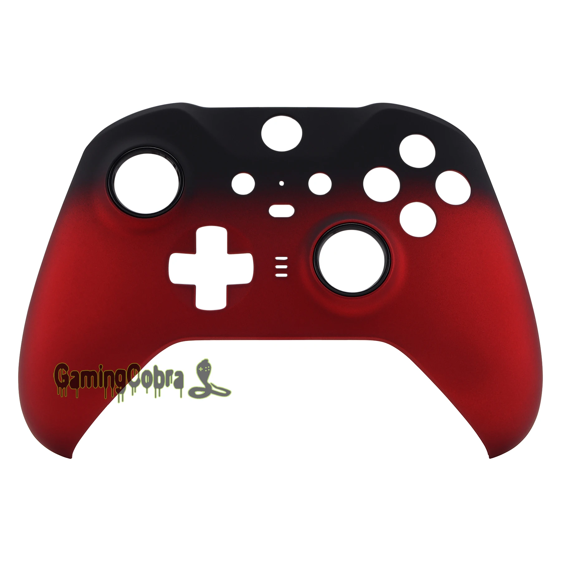 eXtremeRate Shadow Scarlet Red Soft Touch Faceplate Front Housing Shell Replacement Kit for Xbox One Elite Series 2 Controller |