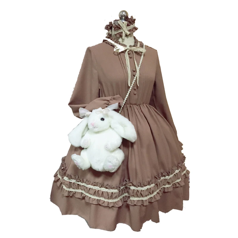 Шифоновое платье с рюшами в европейском стиле | Женская одежда