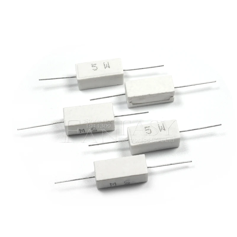 10 шт. 5 Вт 0 22 Ом цемента сопротивление 0.22R 0.22ohm|cement resistance|resistance 5w5w resistance |