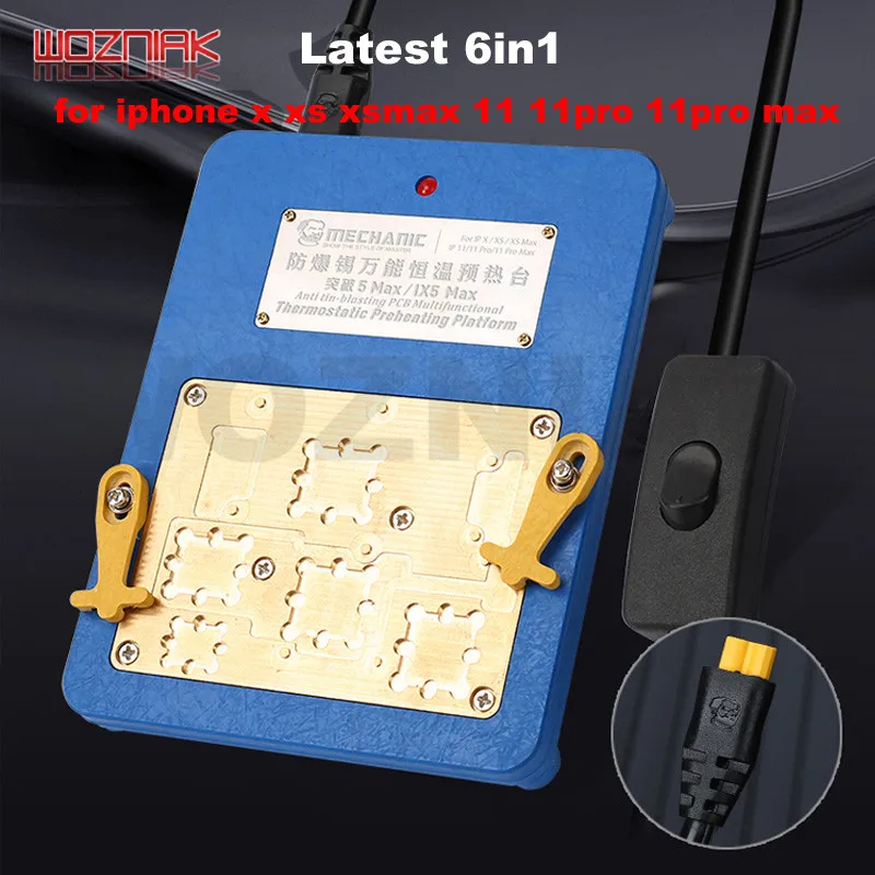 Возняк IX5 PRO 3 в 1 Оловянная платформа для подогрева IPHONE X XS XSMAX материнская плата
