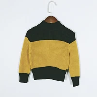 bobozone black yellow patchwork knited for kids boys girls baby sweater
