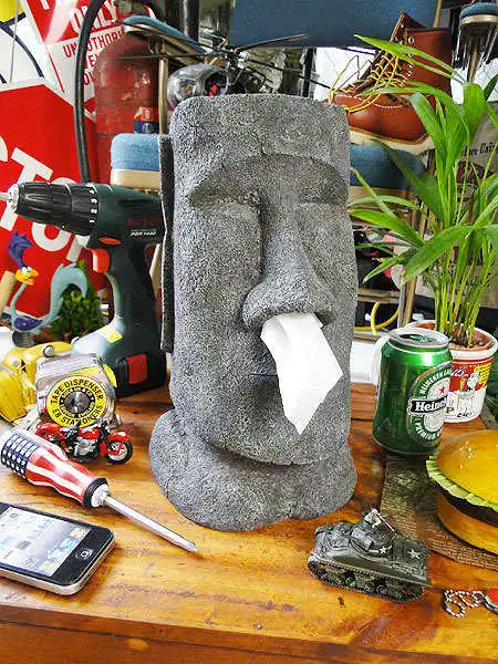 Коробка для салфеток типа Snot контейнер-держатель MOAI пасхальный остров каменное
