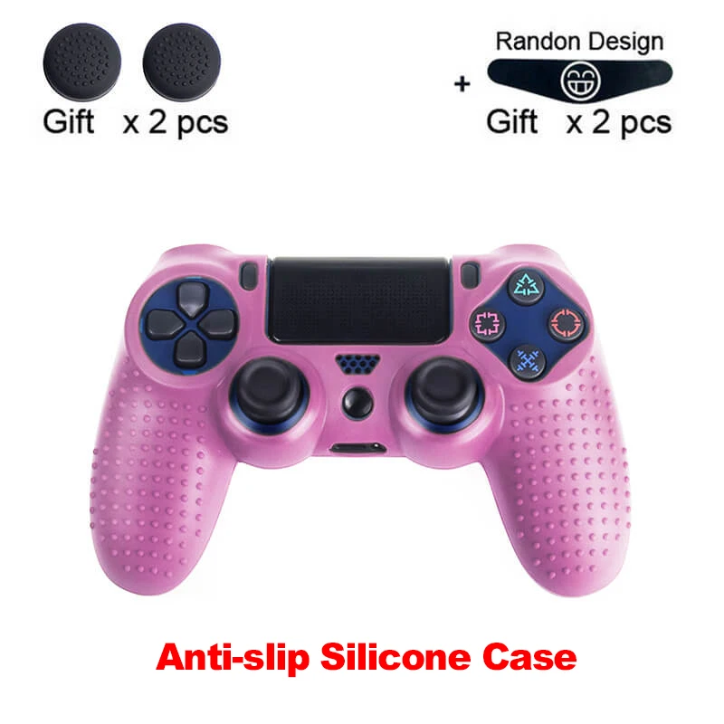 Non-slip-3 Защитный чехол-лягушка для SONY Playstation 4 PS4 с контроллером, мягкий силиконовый гелевый резиновый чехол для PS4 Pro Slim Gamepad - Цвет: Non-slip-3