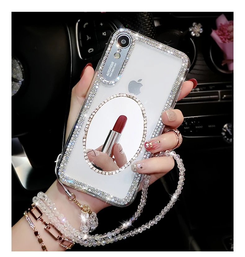 New Style Роскошный блестящий чехол с кольцом для пальца для iPhone X, 8, 7, 6, 6S Plus, XR, XS, 11 Pro Max, модный Мягкий ТПУ чехол для телефона - Цвет: New Style