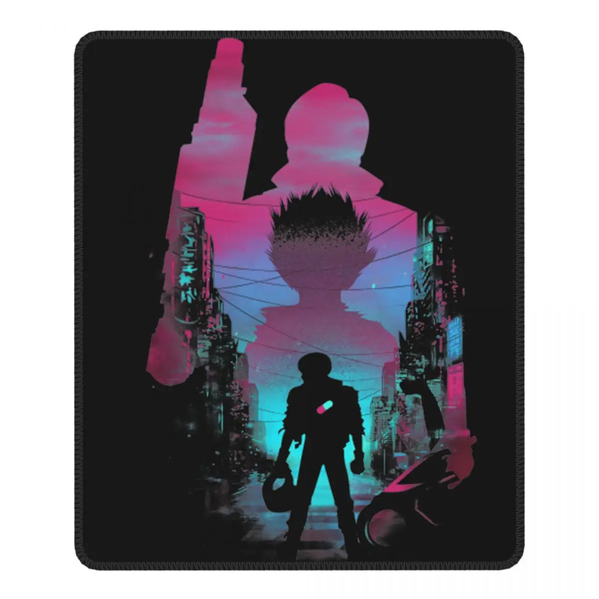 

Neo Tokyo Funny Mouse Pad Akira Japanese Anime Vaporwave Lockedge Mat Pads Rubber Office Home Deco Mat