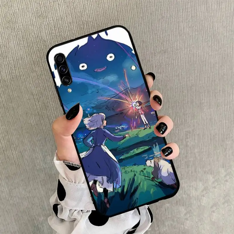 

Studio Ghibli Howl's Moving Phone Case For Samsung galaxy S 21 20 10 8 A 51 71 50 21s 70 40 20 20e note 10 plus Ultra 5g fe