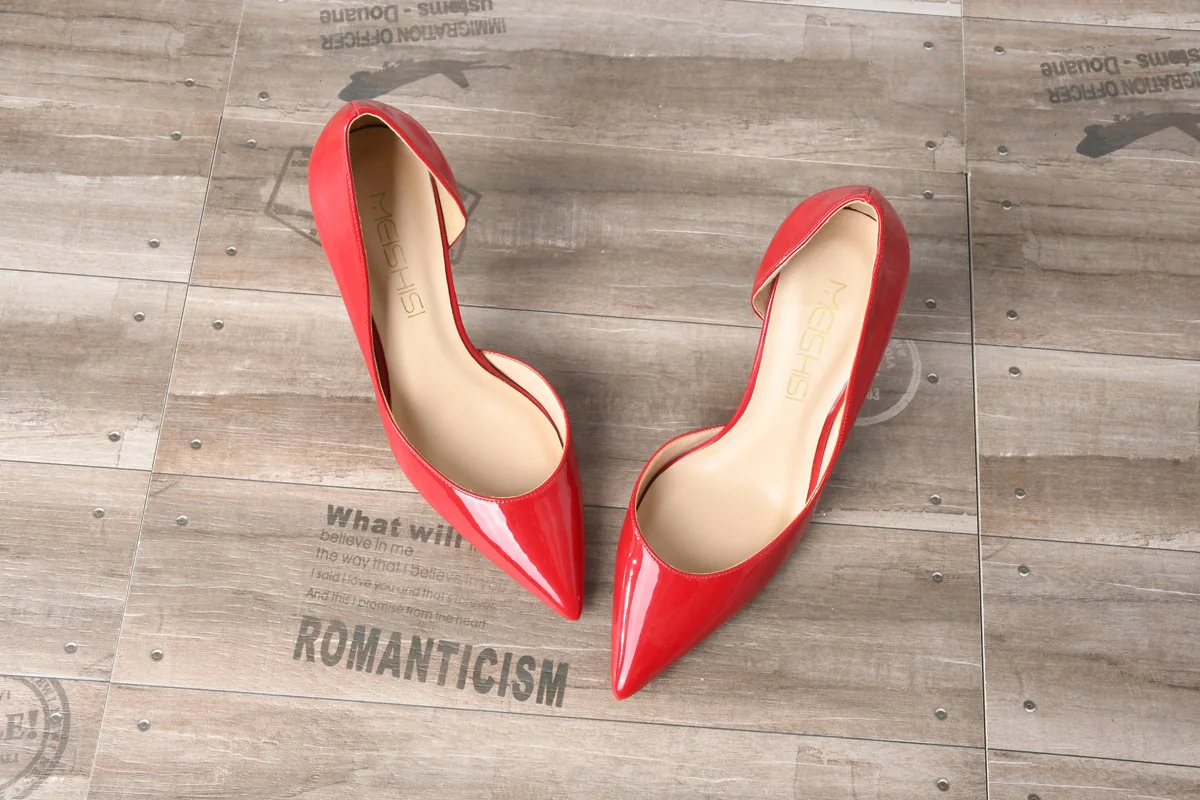

New Spring Summer Women PumpsSexy bridesmaid shoes on side high heels Heeled Sexy Thin Pointed Single Shoes