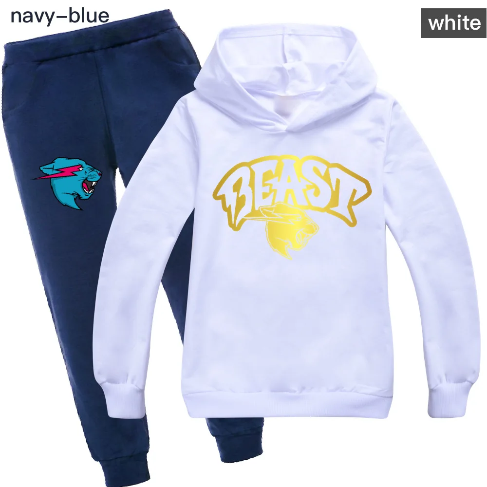 New Toddler Cat 3D Print Autumn Sweatshirt Pants Set Kids Cotton Sport Active Coat Set Hoodie Trousers Boy Girl Clothing