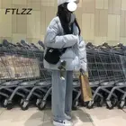 Зимняя одежда для женщин, новинка 2021, корейский пуховик, теплая Толстая свободная повседневная короткая куртка с подкладкой, женские черные парки