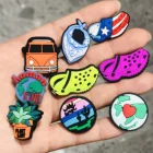 9 шт., подвески для обуви в виде кактуса