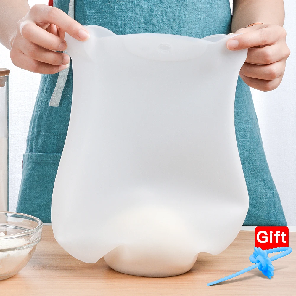 

1.5KG Silicone Kneading Dough Bag Flour Mixer Bag Versatile Dough Mixer for Bread Pastry Pizza Kitchen Tools