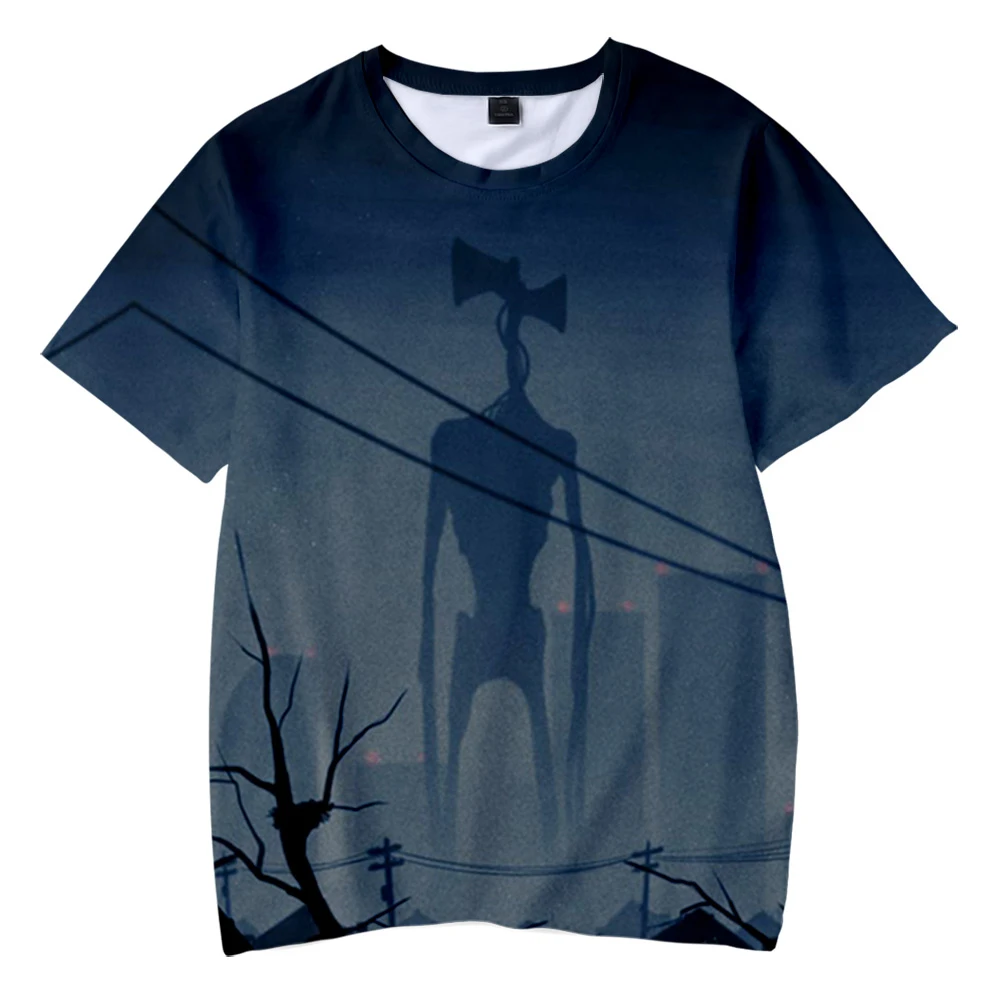 

Summer Boys and Girls 3D T-Shirt SCP Game Horror Street Clothing Fashion Men's and Women's Hip-Hop Short-Sleeved Alternative Top
