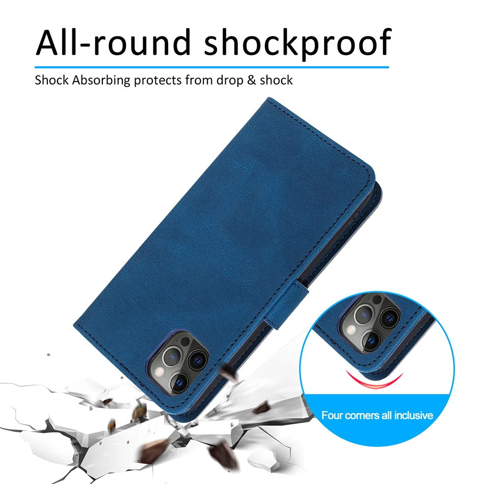 Фото Кожаный чехол-книжка для iPhone 12 Pro Mini 11 10 XR X S XS Max 7 8 6 6s Plus складной SE 2020 Etui Мобильные Кожаный чехол-книжка для iPhone 12 Pro Mini 11 10 XR X S XS Max 7 8 6 6s Plus складной SE 2020 Etui Мобильные