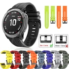 Ремешок силиконовый для Garmin Fenix 6X 6 6S Pro 3 HR D2, быстросъемный браслет для наручных часов Fenix 5 5X Pro, 26 дюймов 22 мм
