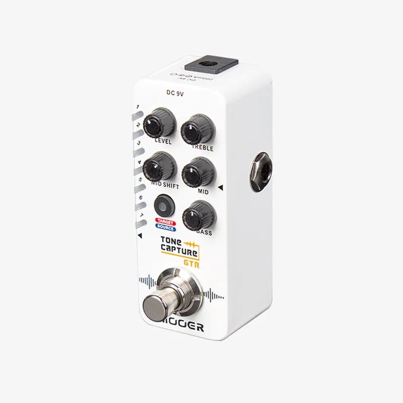 

MOOER TONE CAPTURE GTR Intelligent EQ Match Pedal Guitar Effects 7 Preset Slots True Individual EQ Effect Pedal Guitar Processor