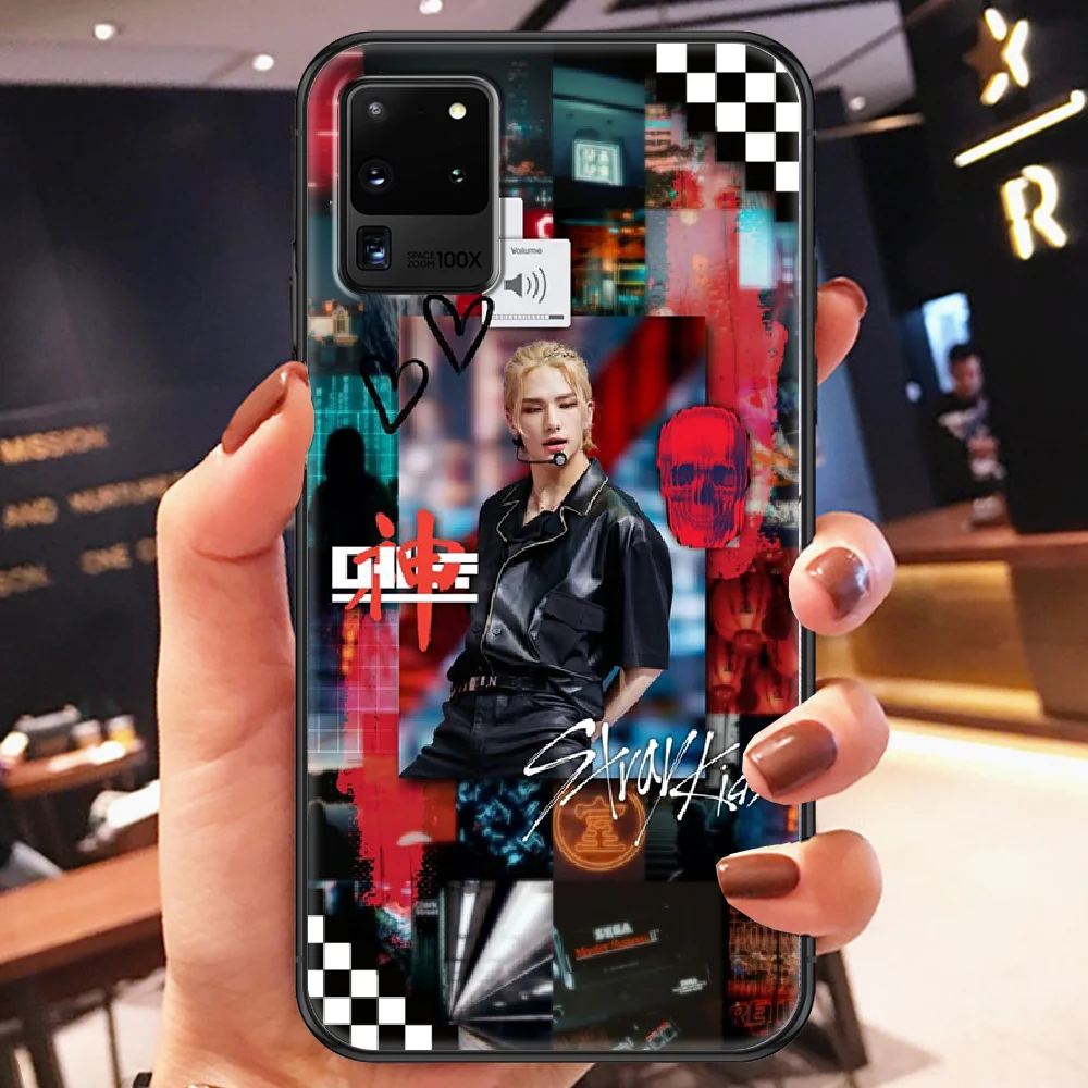 Чехол для телефона Samsung Galaxy Note 4 8 9 10 20 S8 S9 S10 S10E S20 Plus UITRA Ultra black art | Мобильные