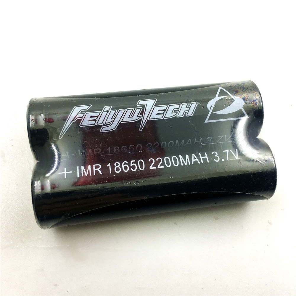 2 шт./лот 18650 2200 мА · ч литий-полимерный аккумулятор для подвесов Feiyutech AK2000 и AK4000 AK |
