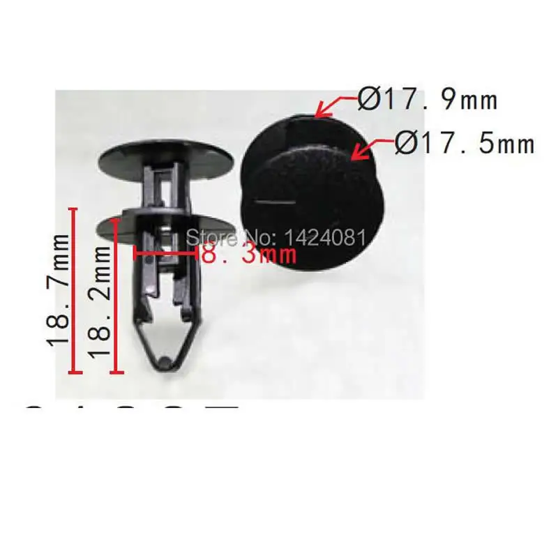 

50x / 100x /500x OEM Nylon Fastener car Clips and Fasteners auto plastic clips Bumper Retainer for RENAULT #054000001R