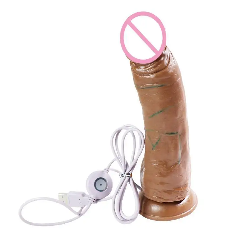 Фаллоимитатор Jiuai Женский мягкий реалистичный вибратор для клитора секс-игрушки