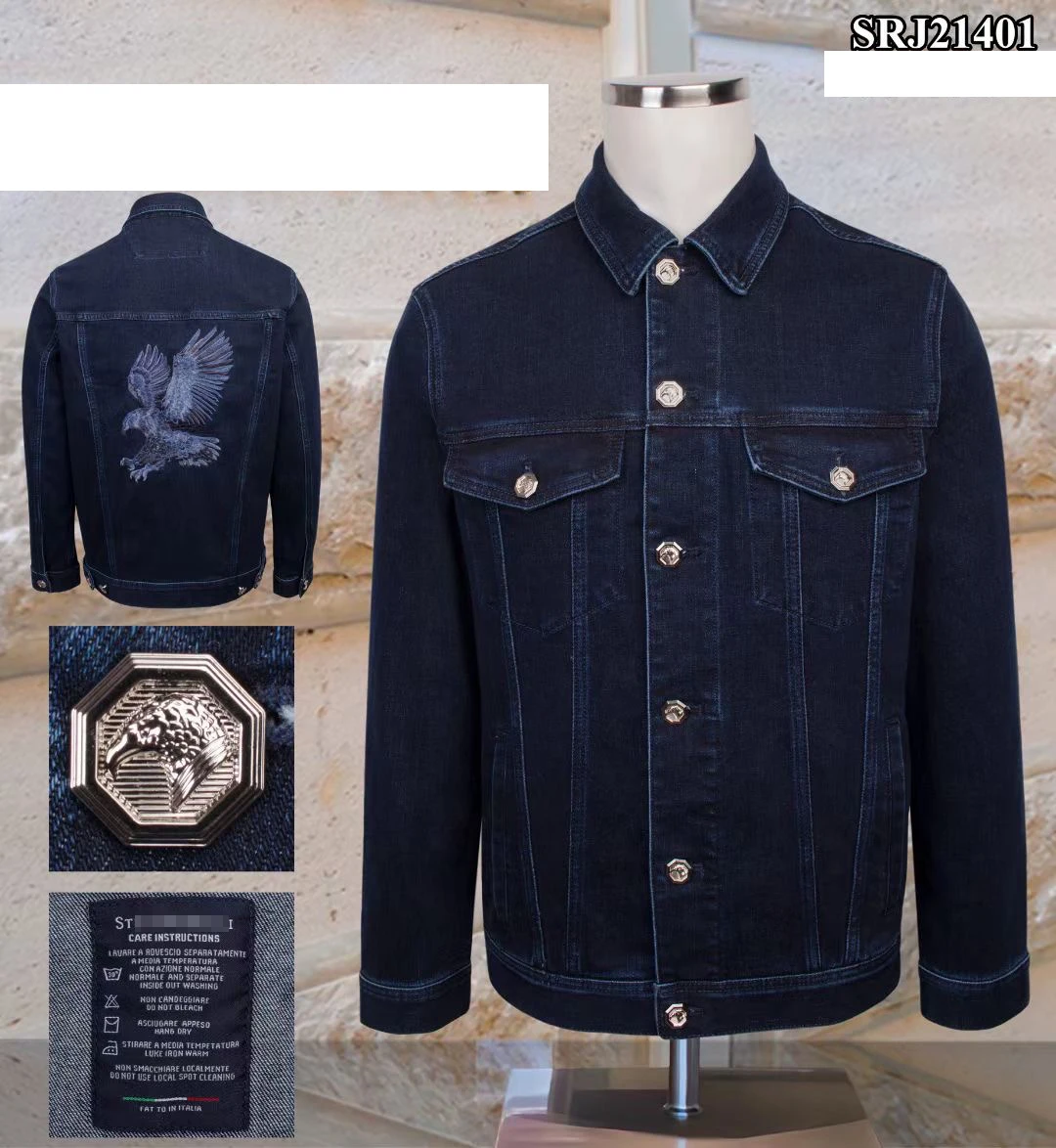

Billionaire jacket men 2021 Autumn Winter New fashion Thick warm Comfortable embroidery button big size M-4XL high quality Coat