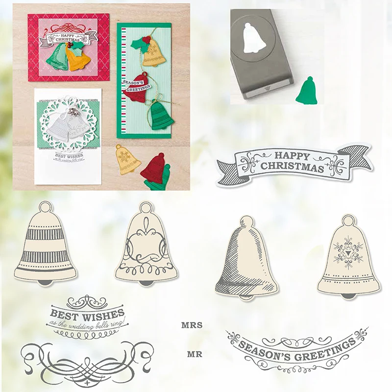 

Christmas Dies Clear Stamp and Metal Cutting Dies for DIY Scrapbooking Stencil Photo Album Craft Paper Card Template Handcraft
