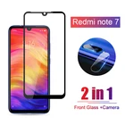 2 в 1 закаленное стекло для Redmi note 7 pro Защитная пленка для экрана камеры для xiaomi redmi 8a note 8 защитное стекло note8 note7 pro