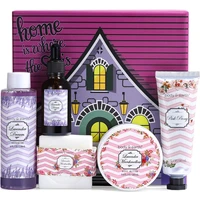 5pcs bath body gift set for women home relaxation includes body butter hand cream shower gel massage oil bath bar