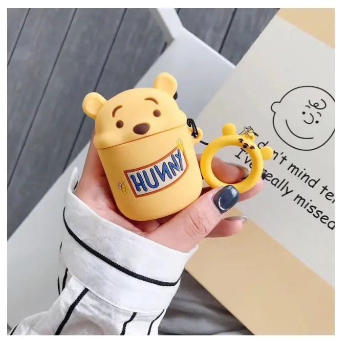 Розничная продажа/объемный мультяшный беспроводной чехол для наушников с Bluetooth