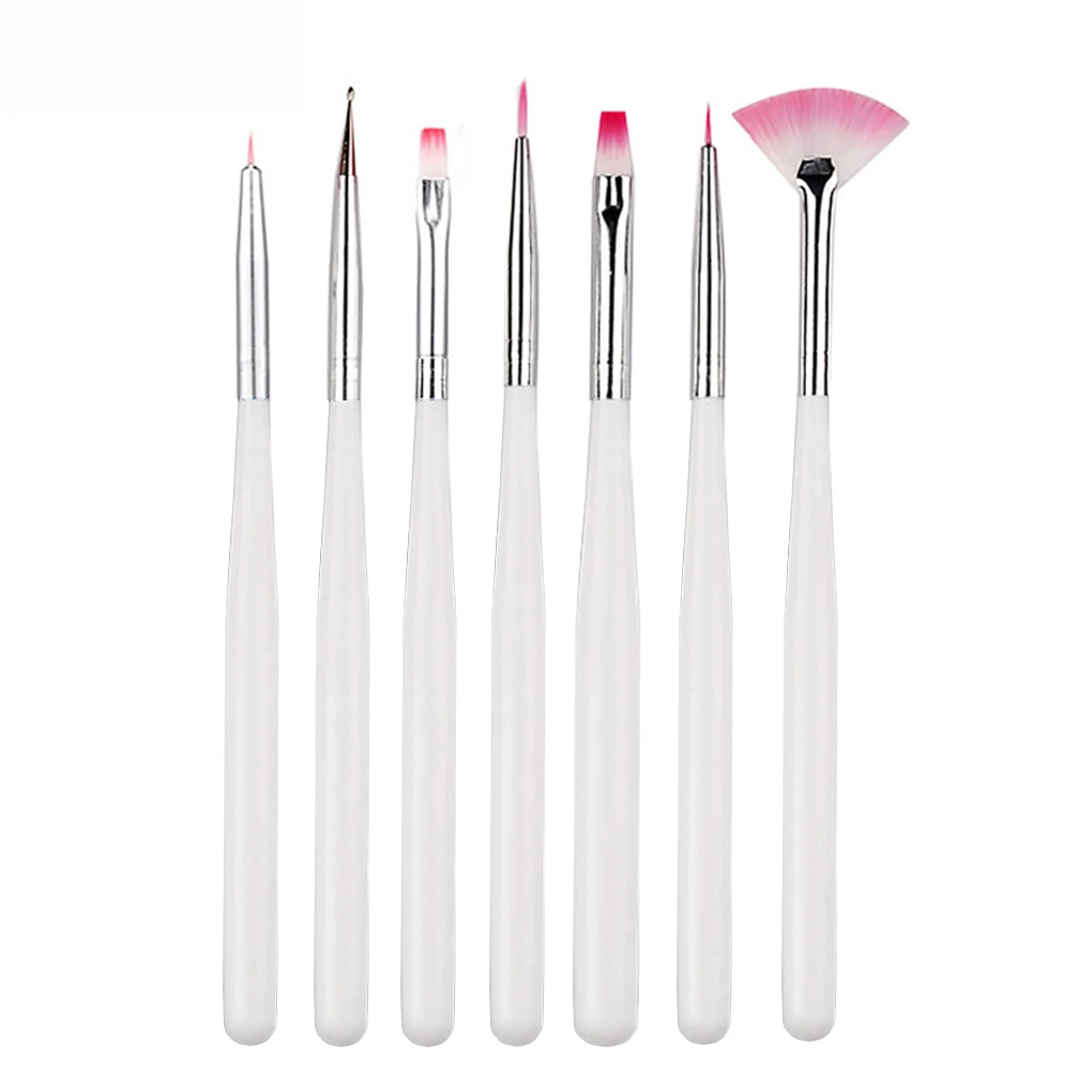 7pcs Cake Painting Nail Art Drawing Brush Set Fondant Icing Pastry Decorating Pen | Канцтовары для офиса и дома