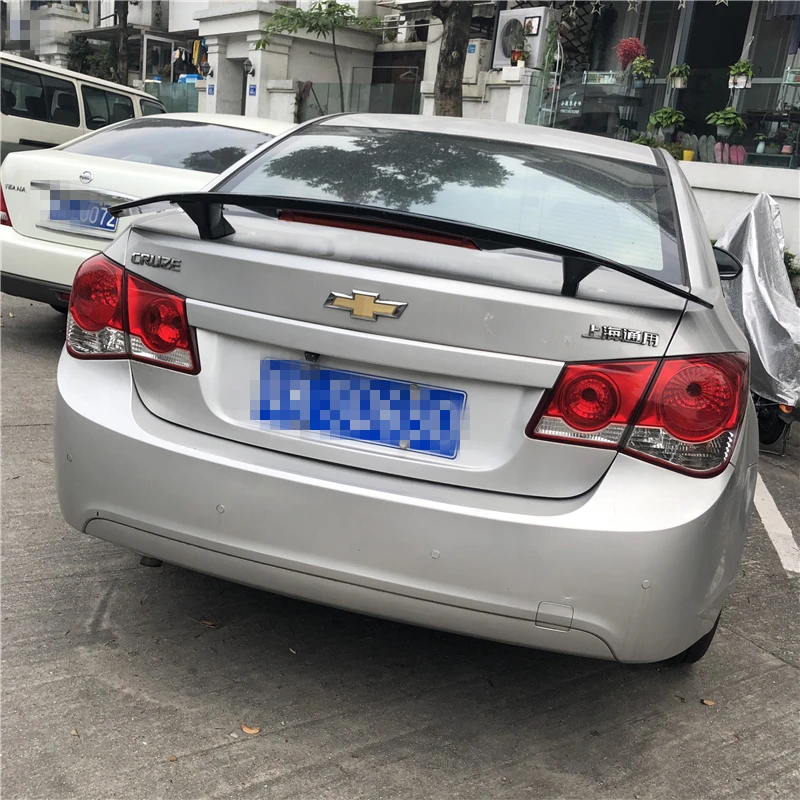 Для спойлер Cruze 2009-2014 Chevrolet ABS материал заднее крыло автомобиля праймер цвет