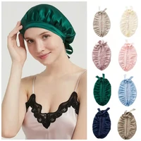 pure silk sleeping cap for women 100 mulberry 19 momme silk night headwrap headwear luxury hair accessories lady gift care