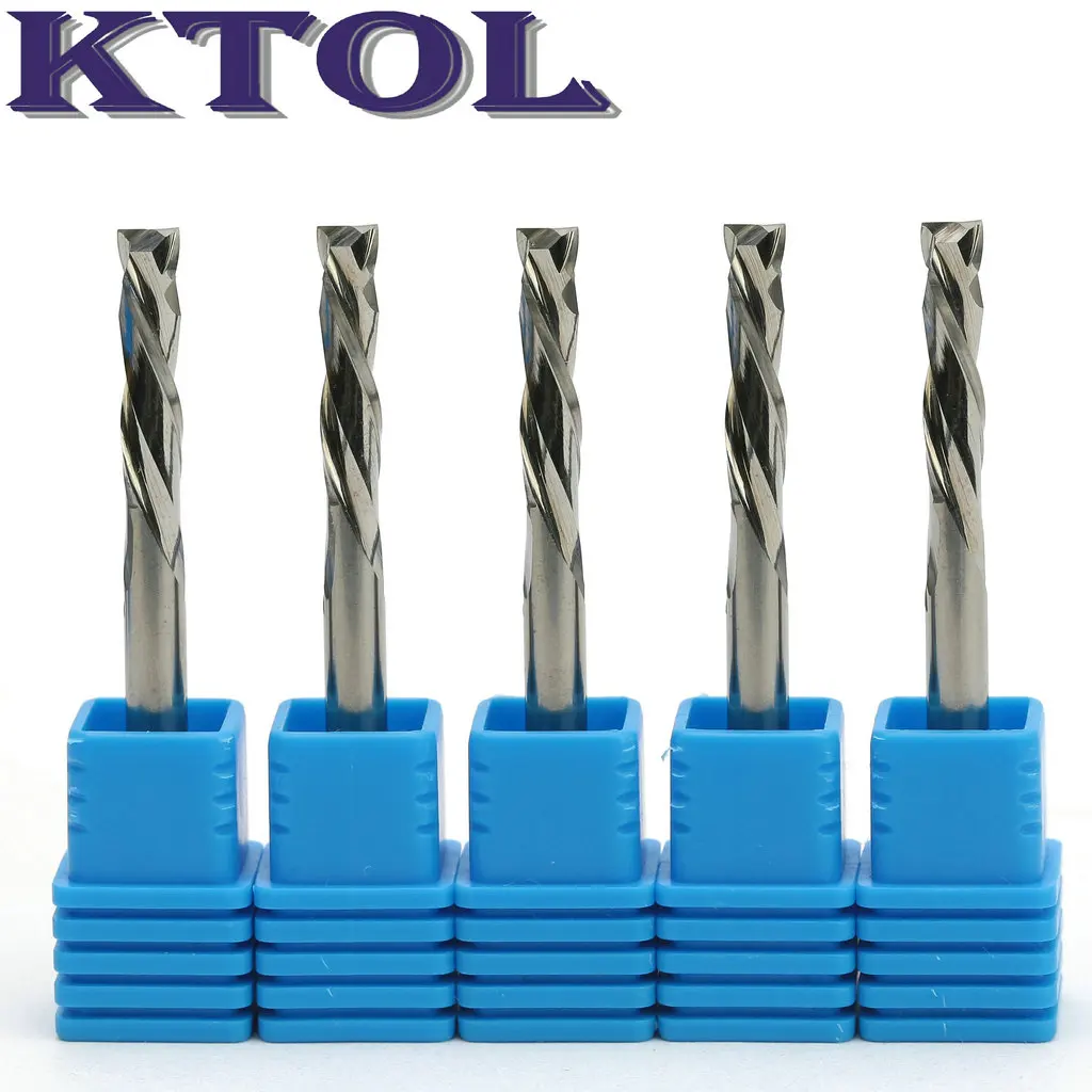 Набор Спиральных Фрез 4x17 мм с ЧПУ вольфрамовая твердосплавная концевая фреза