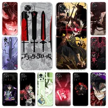 Asta Black Anime Transparent Soft Case For Xiaomi Redmi 8 8A 9A 9C 9 Note 7 8 8T 9 9S 10 Pro K40 Mi Poco X3 NFC M3 TPU Shell Bag