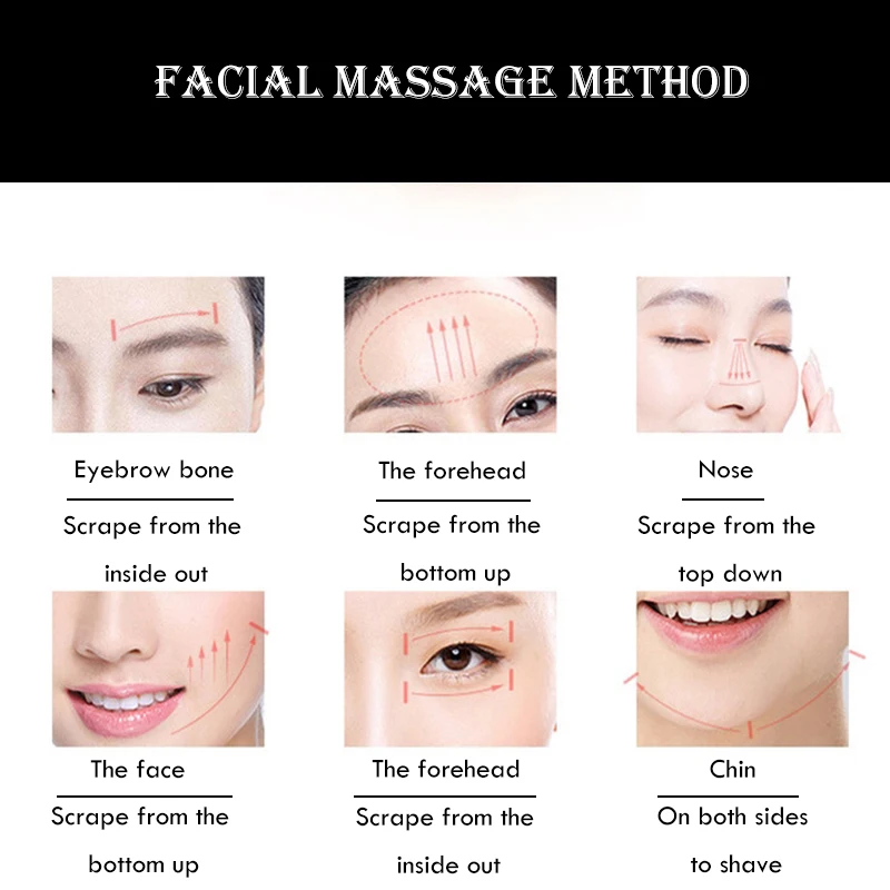 3/7 шт набор натуральный Gua Sha массажер для лица подъемное устройство роликовый