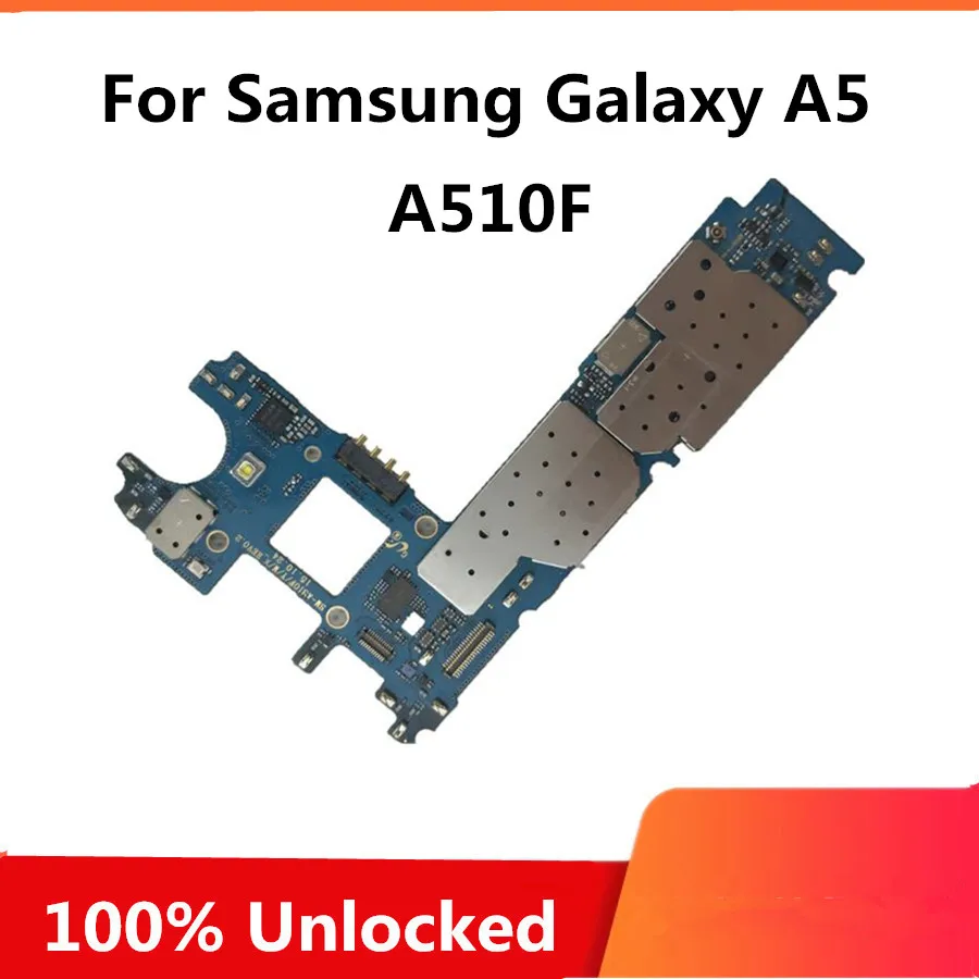 Original Motherboard for Samsung Galaxy A5 A520F A500F A500FU A510F A530F Unlocked with Full chips Logic Main Board | Мобильные