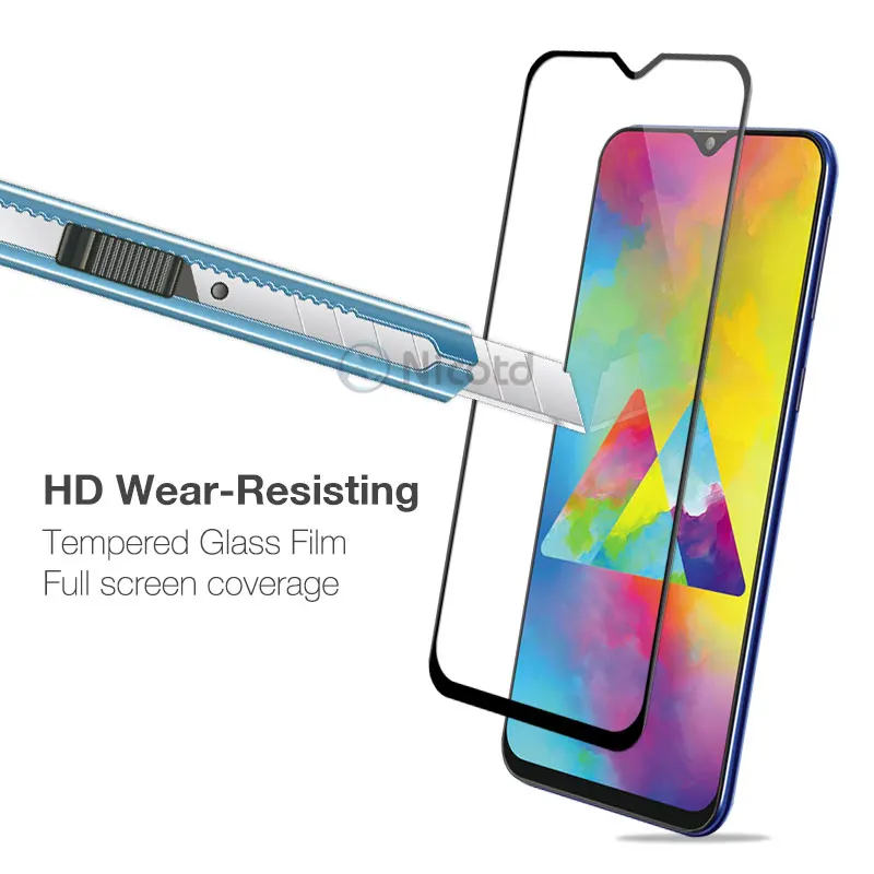 Полностью наклеиваемая поверхность закаленное Стекло для samsung Galaxy A50 A40 A30 A10 A60 A70