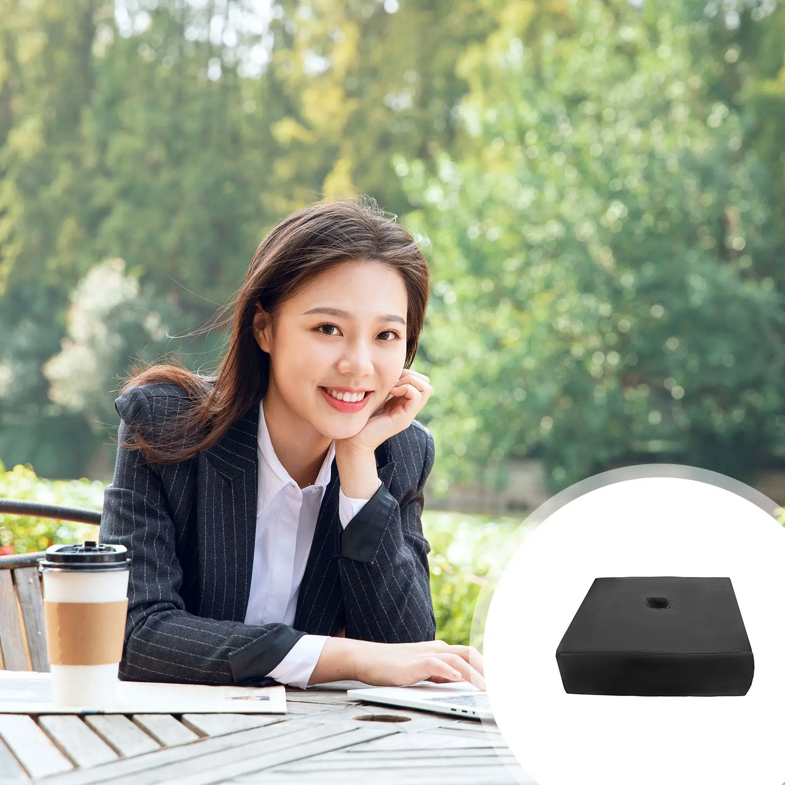 

Square-Shaped Sand Bag Wide-Mouth Outdoor Umbrella Stand Wear-resistant Windproof Umbrella Stand Base Stable Square Weight Bag