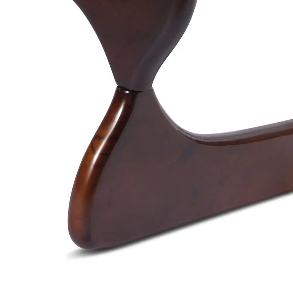 Треугольный стеклянный журнальный столик винтажный и деревянный стол с