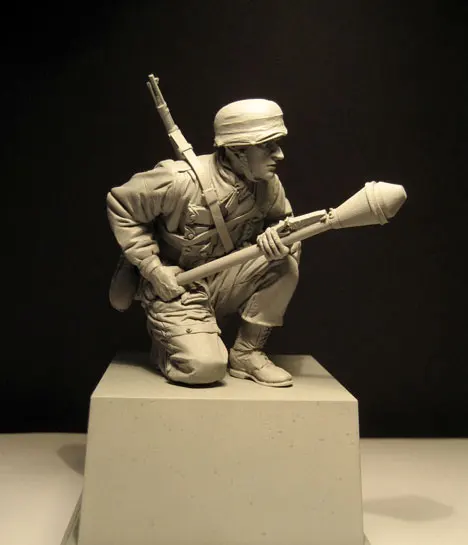 1/16 Fallschirmjager w/Panzerfaust Normandy 1944 полимерные фигурки солдат GK Второй мировой войны