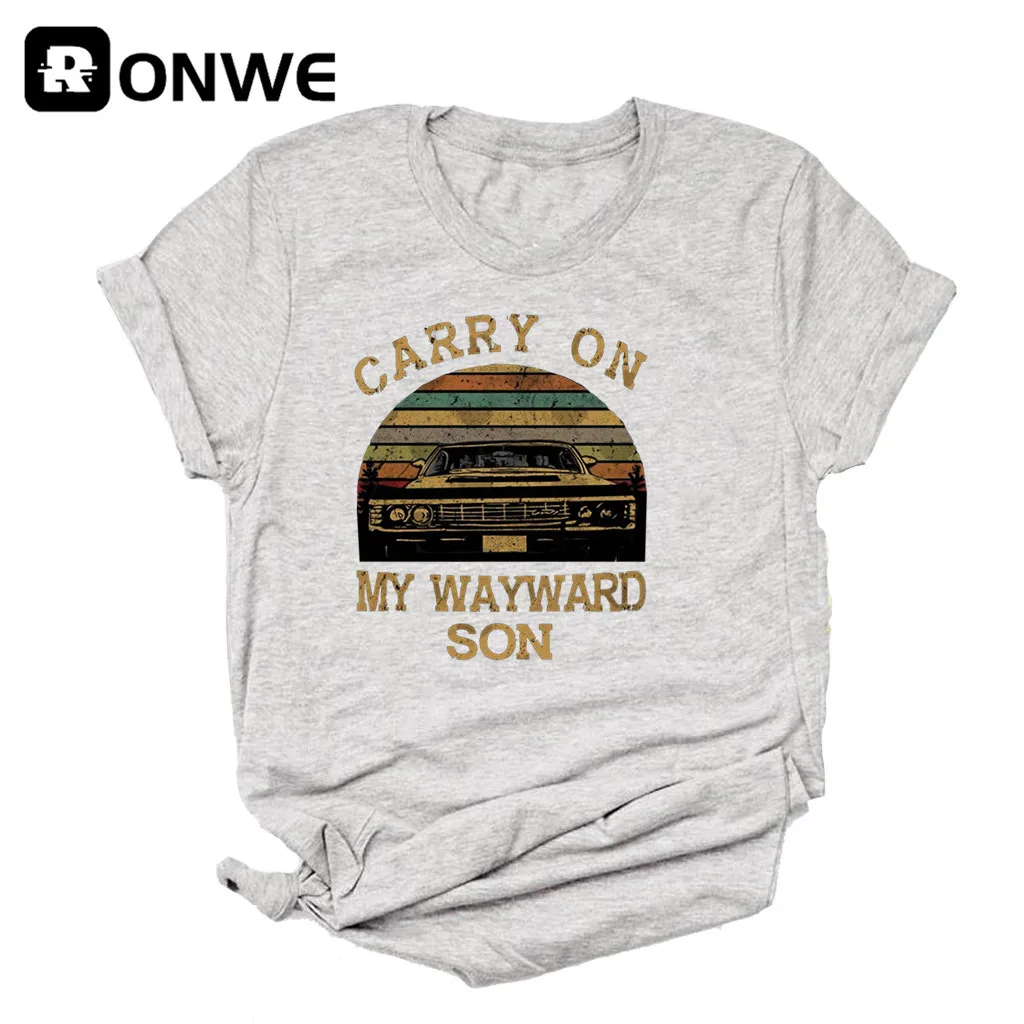 Женская футболка с коротким рукавом принтом и | одежда