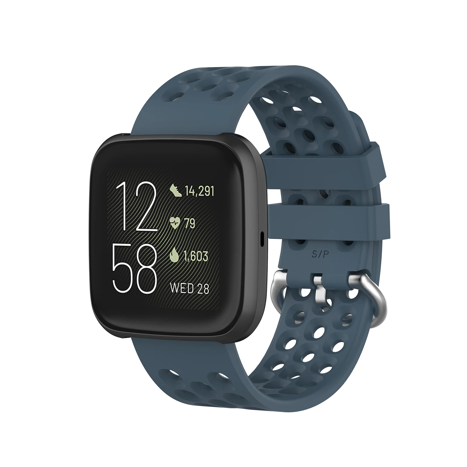 Для fitbit versa 2 Официальный спортивный мягкий силиконовый ремешок с отверстием Водонепроницаемый ремешок для наручных часов для fitbit versa/versa lite Пояса Сетки