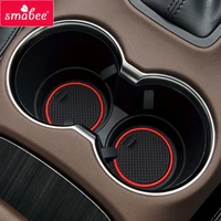 smabee anti slip gate slot cup mat for toyota harrier 80 series japan model accessories rubber coaster non slip pad