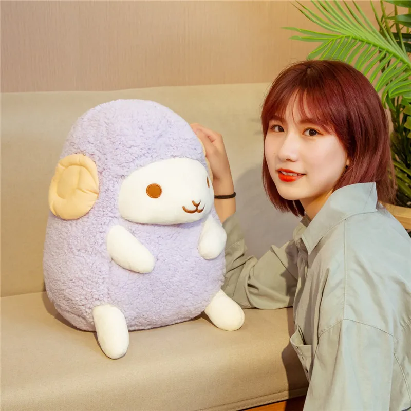 Горячая 30 см-40 см Красивая Милая Радужная кукла из альпаки овечий плюш игрушки