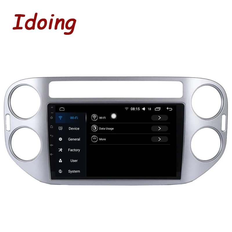 Idoing 9 &quot4G + 64G 2.5D QLED автомобильный Радио мультимедийный плеер для Tiguan 2010 2015 DSP GPS